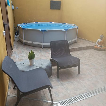 Tradicional Casa Canaria Con Piscina Y Vistas Al Teide Icod De Los Vinos Exterior photo