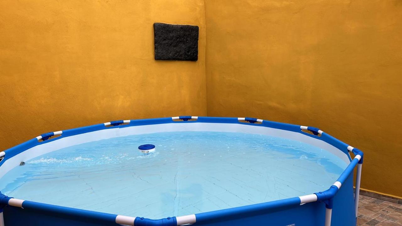 Tradicional Casa Canaria Con Piscina Y Vistas Al Teide Icod De Los Vinos Exterior photo
