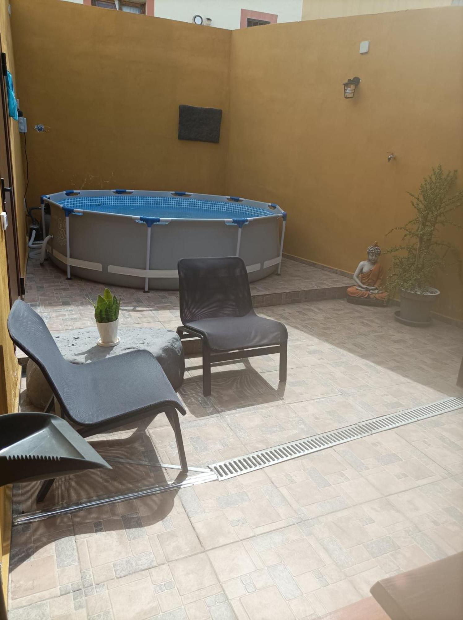 Tradicional Casa Canaria Con Piscina Y Vistas Al Teide Icod De Los Vinos Exterior photo